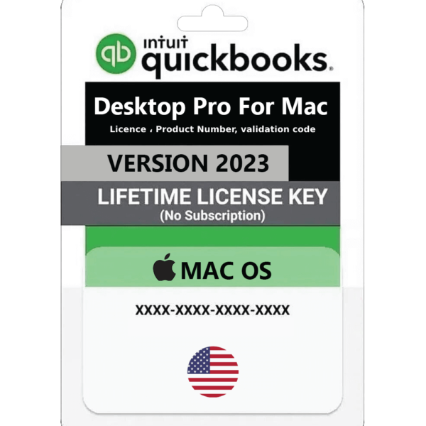 Quickbooks Mac Desktop 2023 | Usa Version |